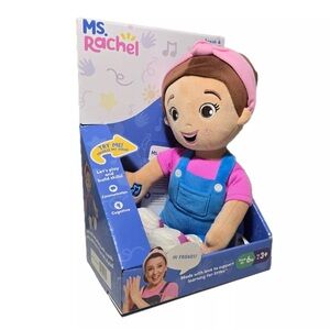 Rachel Plush Doll - Pink and Blue Speak and Sing 16 inch plush doll